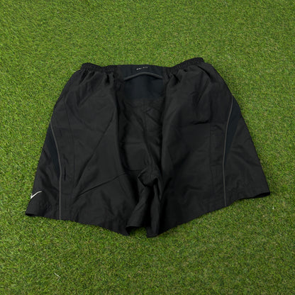 00s Nike Piping Shorts Black Medium