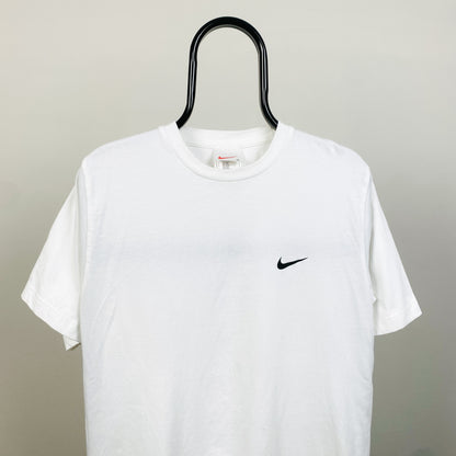 90s Nike Swoosh T-Shirt White Medium
