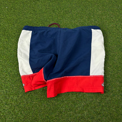 90s Adidas Swim Shorts Blue Medium