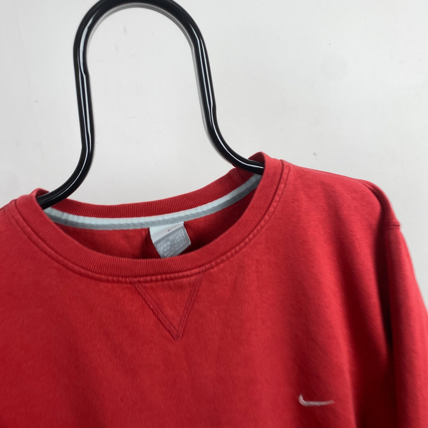 00s Nike Heavyweight Sweatshirt Red Large