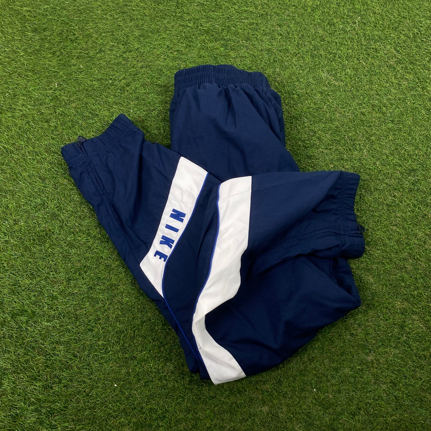 00s Nike Piping Joggers Blue XS