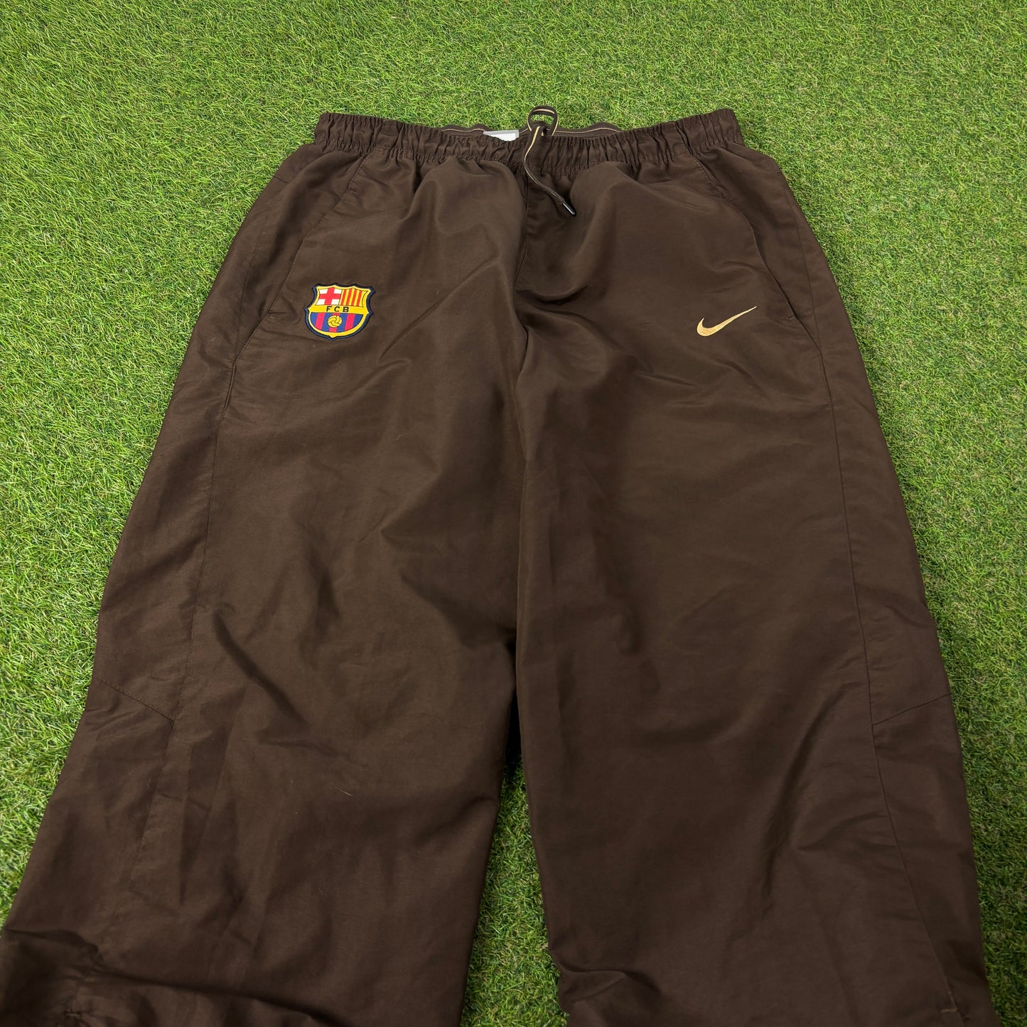 00s Nike Barcelona Joggers Brown Large