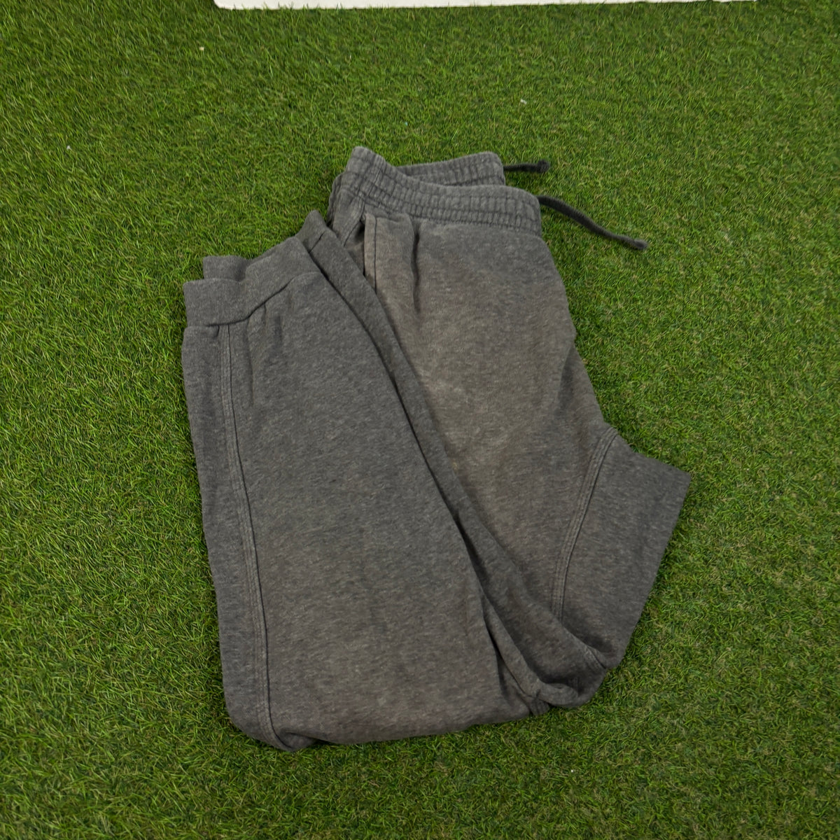 00s Nike Cotton Joggers Grey Small