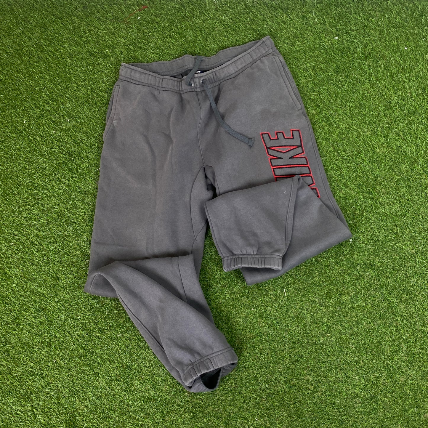 00s Nike Cotton Hoodie + Joggers Set Grey Large