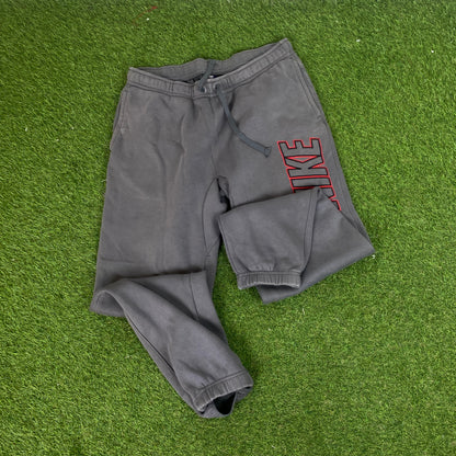 00s Nike Cotton Hoodie + Joggers Set Grey Large