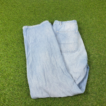 00s Carhartt Pierce Denim Jeans Joggers Blue Small 30 Waist
