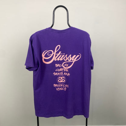 00s Stussy T-Shirt Purple Large
