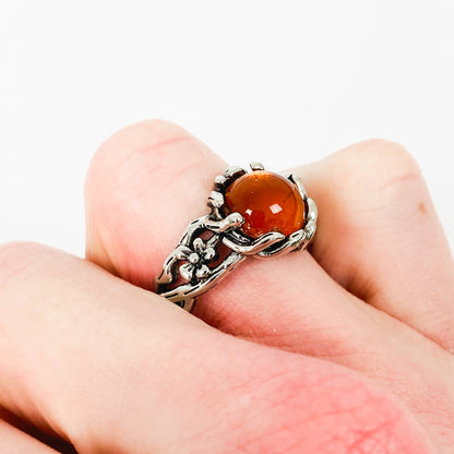 Vintage Orb Signet Ring