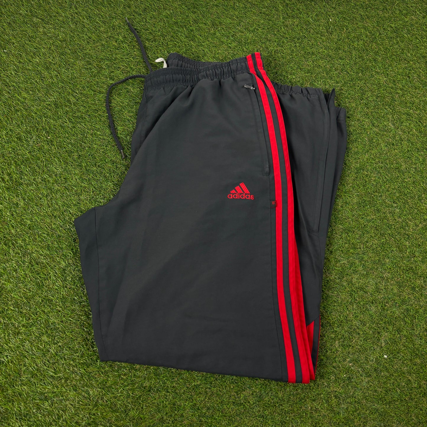00s Adidas Joggers Grey Medium