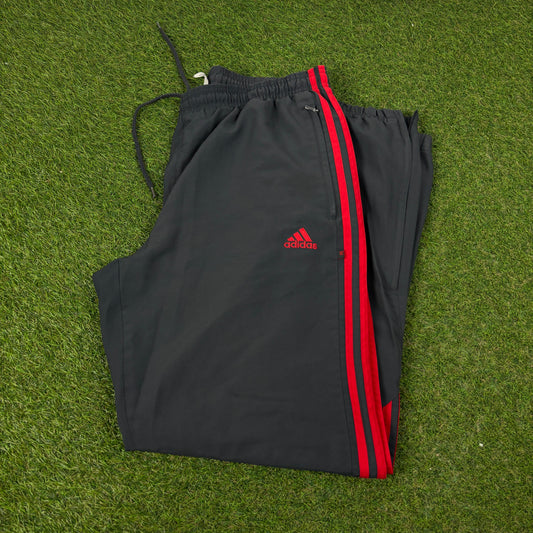 00s Adidas Joggers Grey Medium