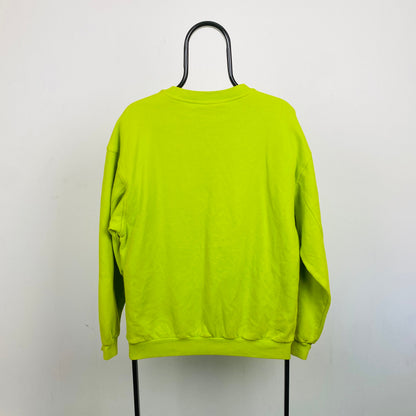 90s Nike Sweatshirt Lime Green Medium