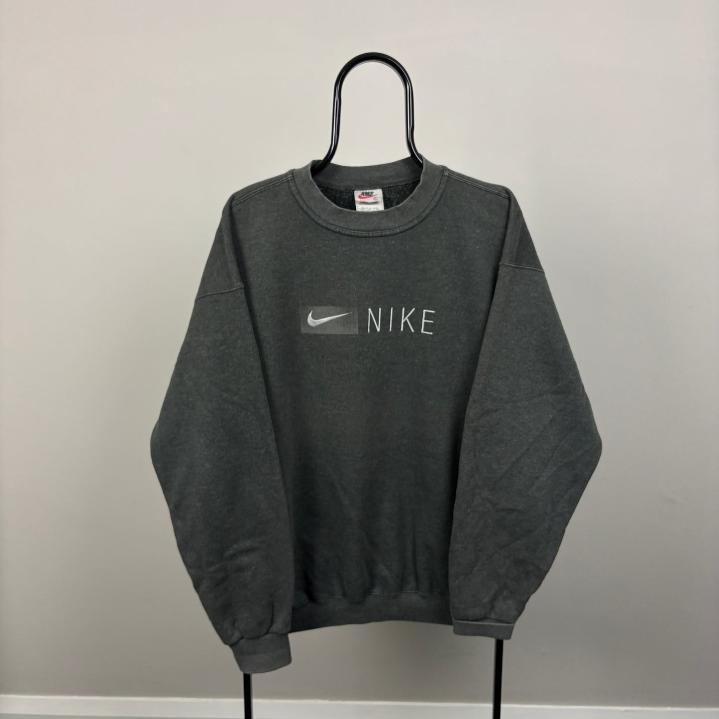 90s Nike Sweatshirt Grey Large
