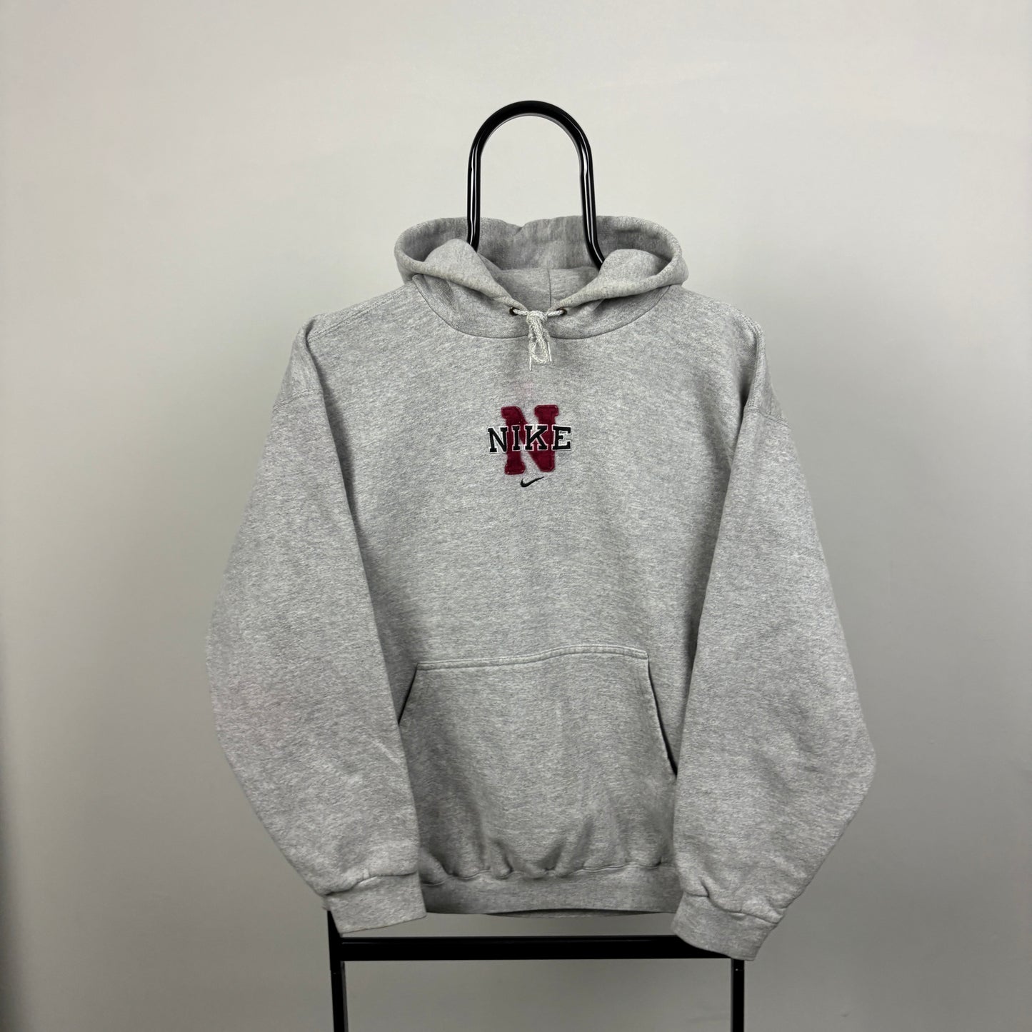 90s Nike Hoodie Grey Medium