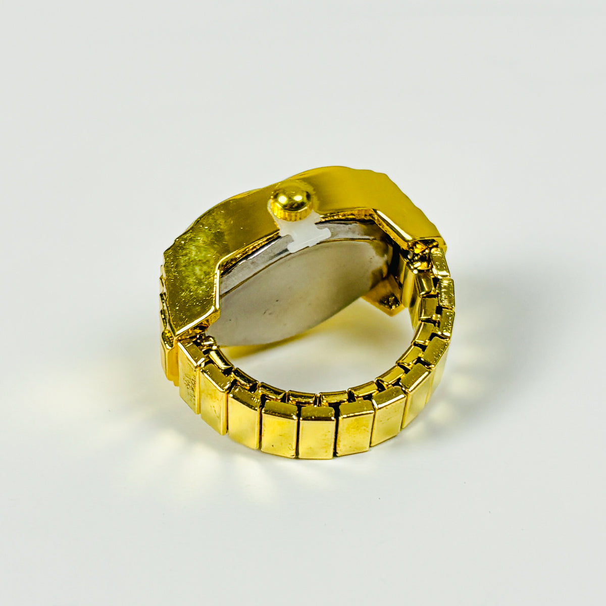 Heart Watch Ring Gold