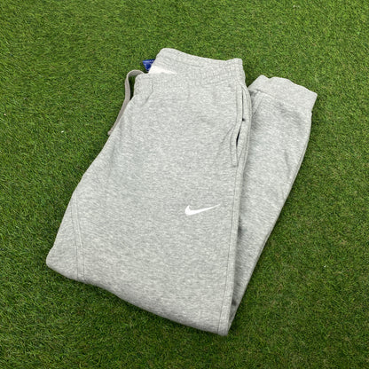 00s Nike Cotton Joggers Grey Medium