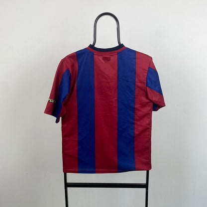 90s Nike Barcelona Football Shirt T-Shirt Red XS