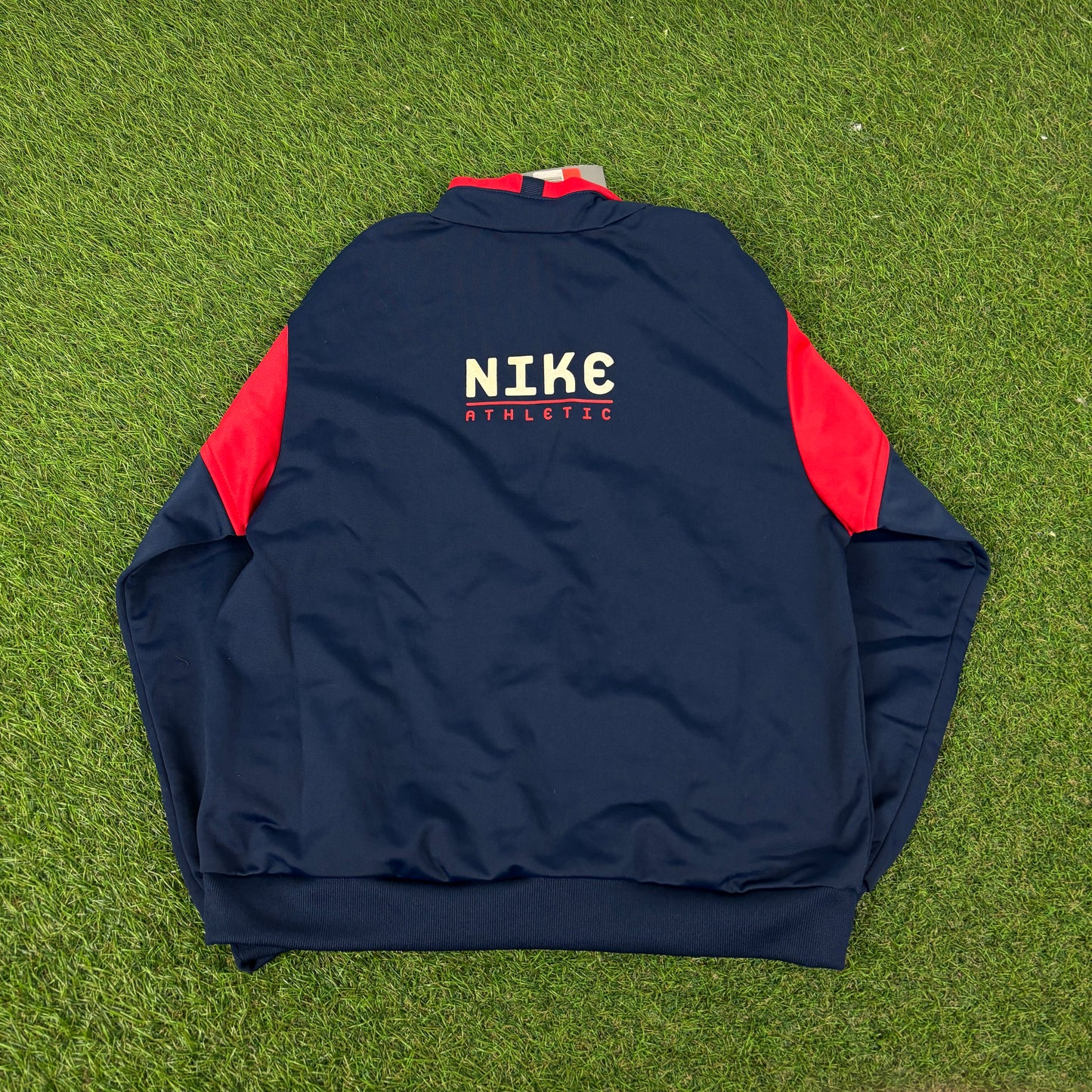 00s Nike Piping Tracksuit Jacket + Joggers Set Blue Youth Large