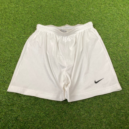 00s Nike Football Shorts White Small