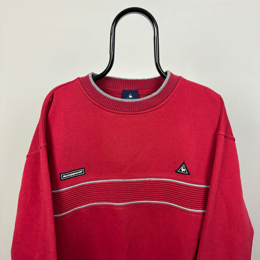 90s Le Coq Sportif Sweatshirt Red XL