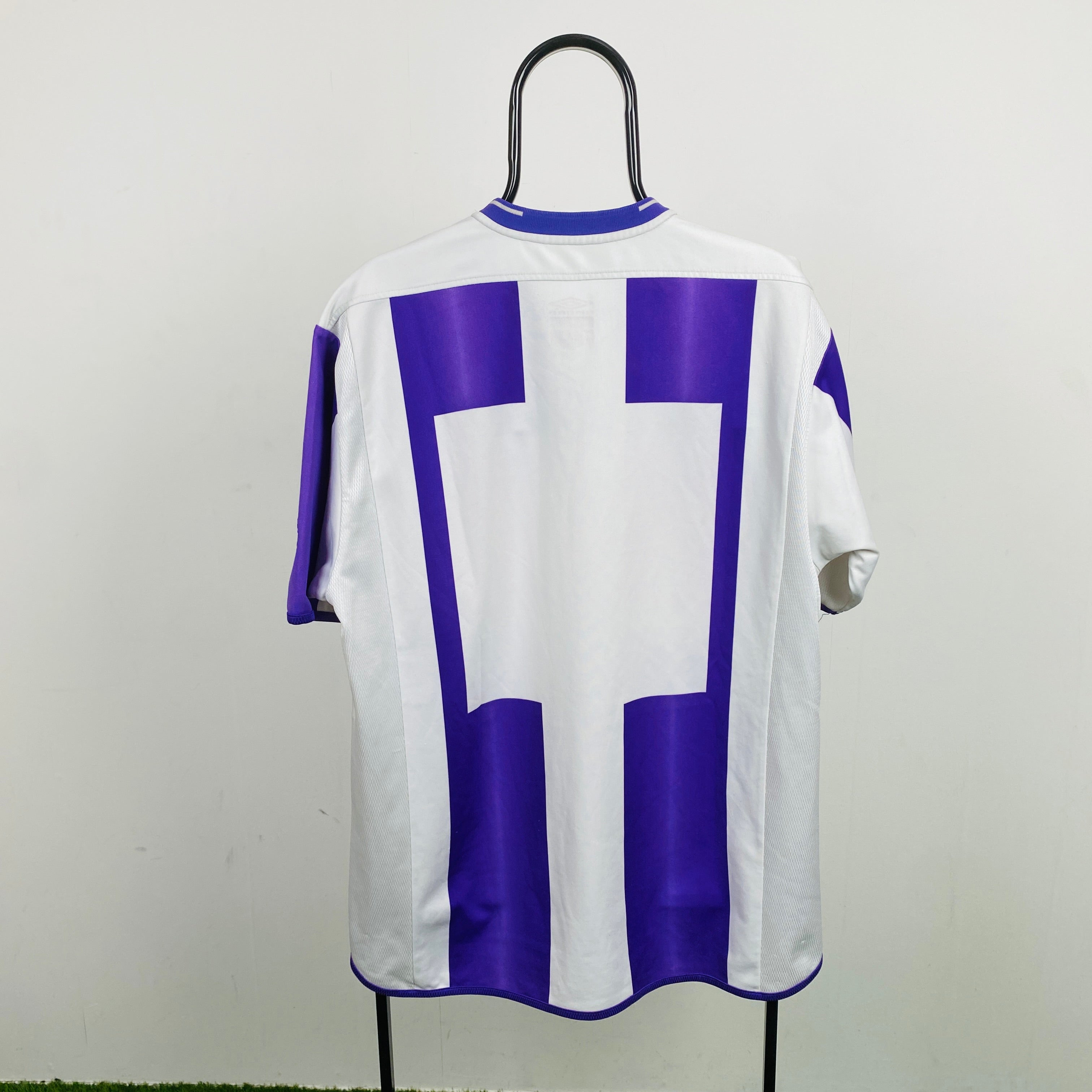 Retro Umbro Real Valladolid Football Shirt T-Shirt White XL
