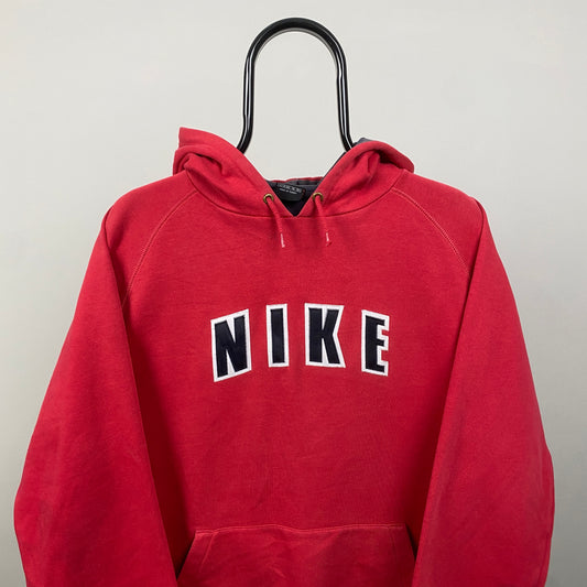 90s Nike Hoodie Red Small