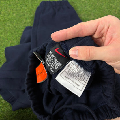 00s Nike Cotton Piping Joggers Blue XL