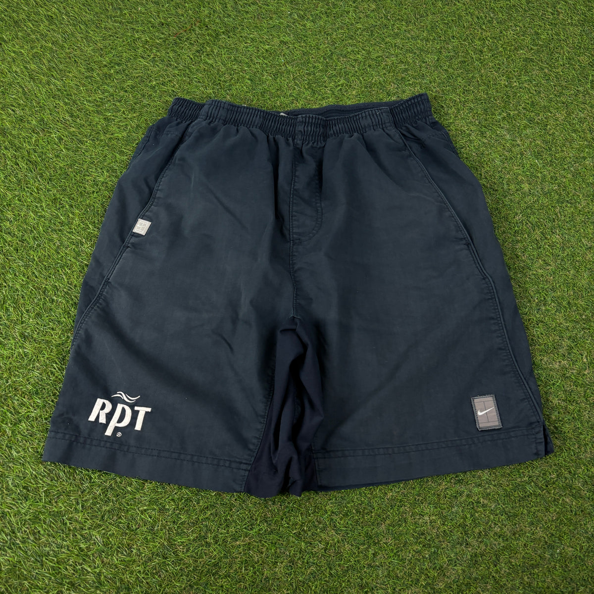 00s Nike Court Tennis Shorts Blue Medium