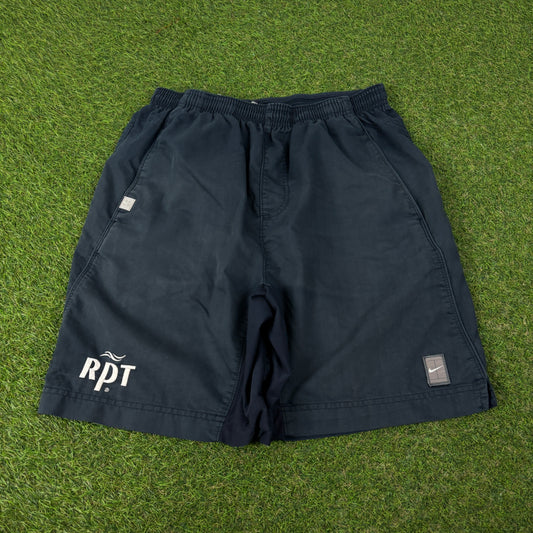 00s Nike Court Tennis Shorts Blue Medium