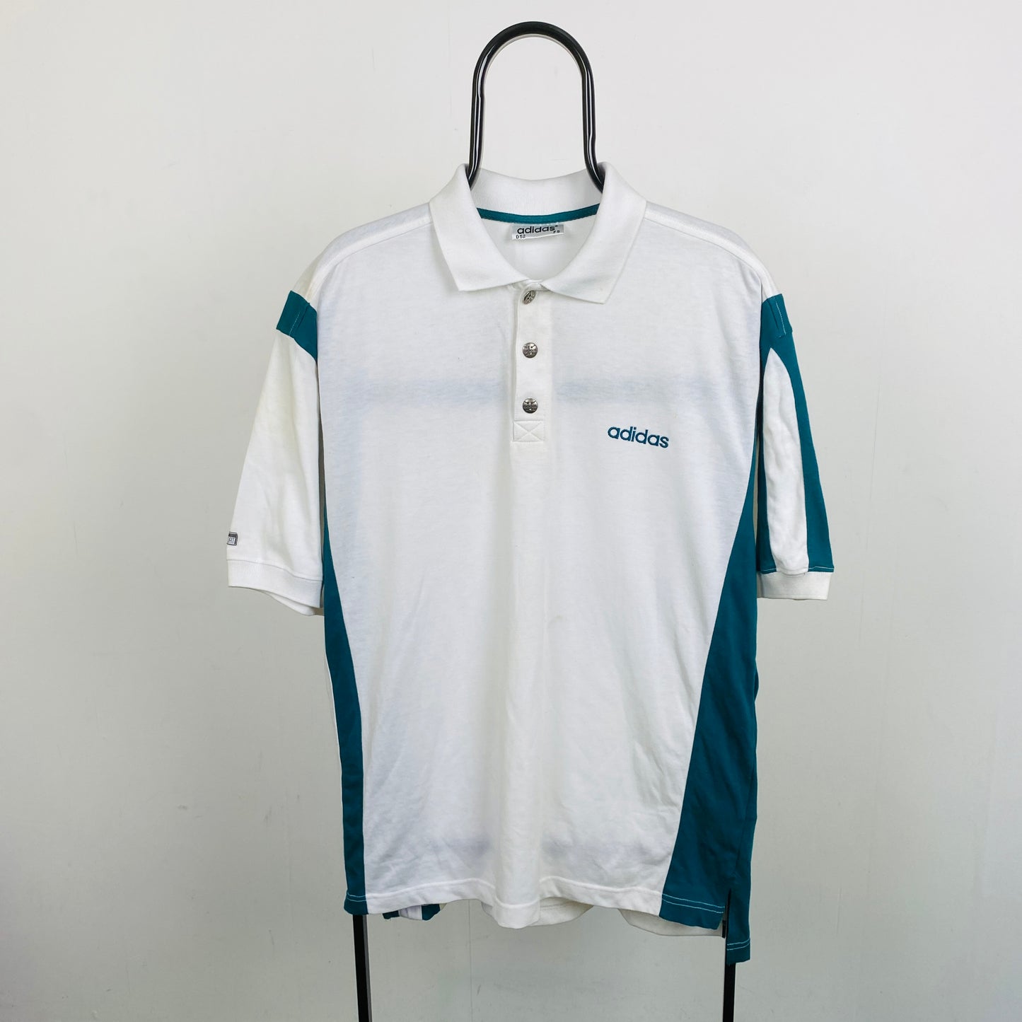 90s Adidas Golf Polo Shirt T-Shirt White XL