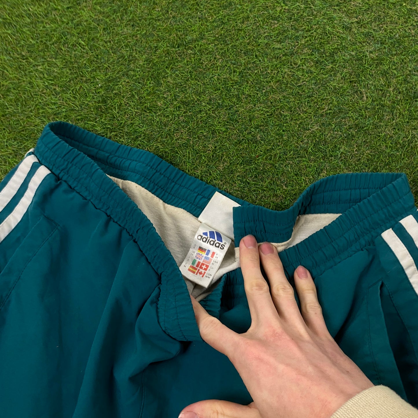 90s Adidas Shorts Green XL