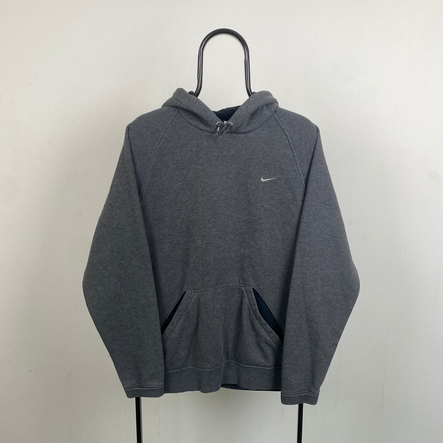 00s Nike Heavyweight Hoodie Grey Medium