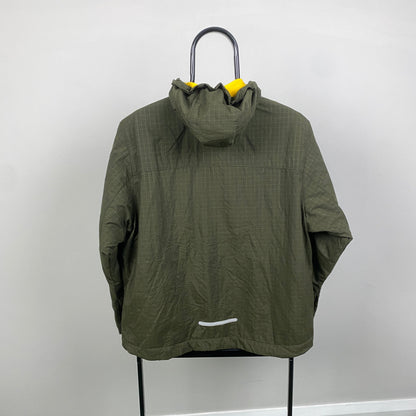 00s Nike Fleece Lined Coat Jacket Green XS
