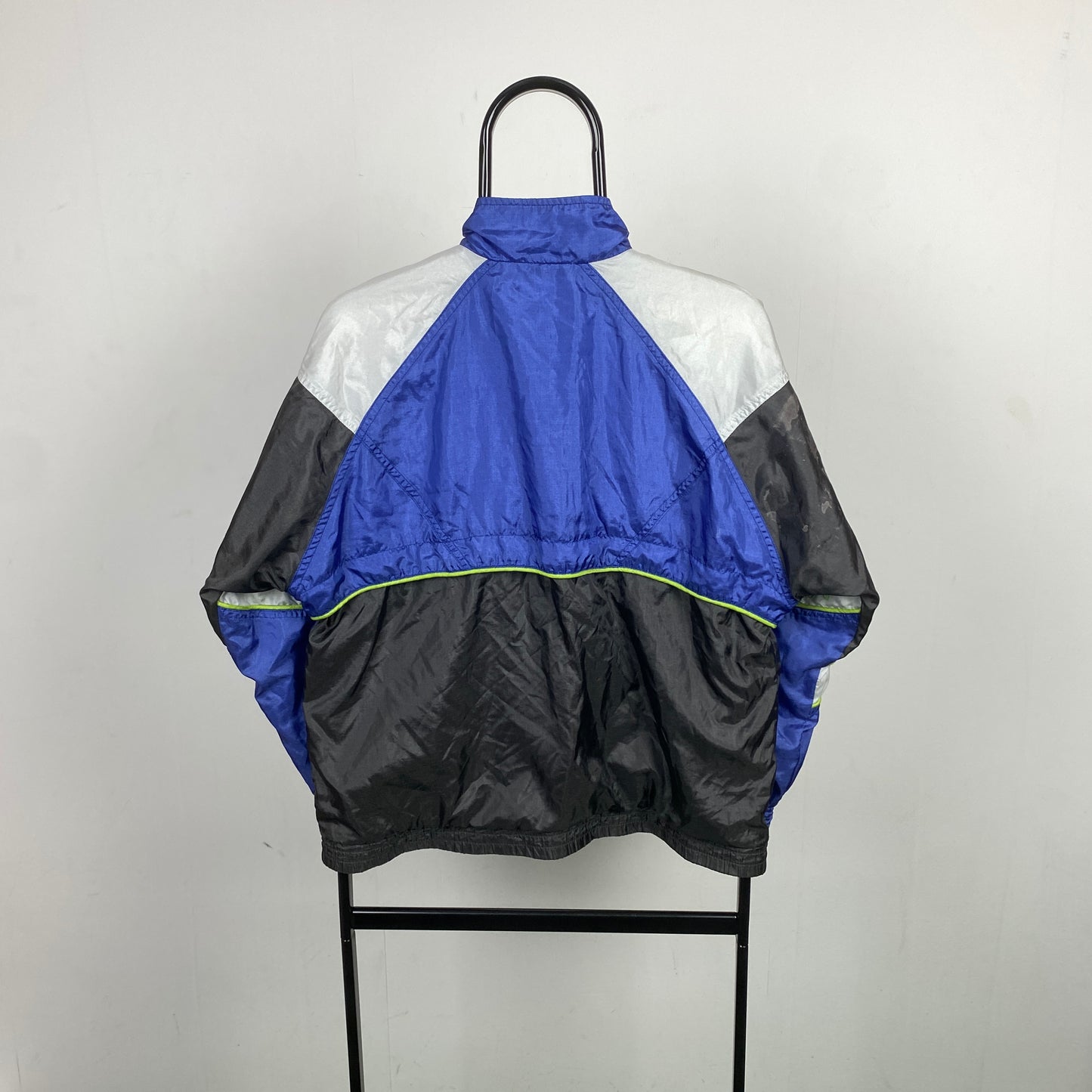 90s Nike Windbreaker Jacket Blue Large