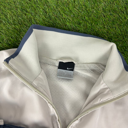 00s Nike T90 Windbreaker Jacket + Joggers Set Brown Medium