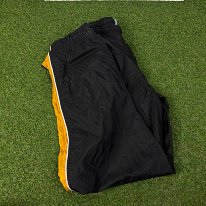 90s Nike Piping Joggers Black Large