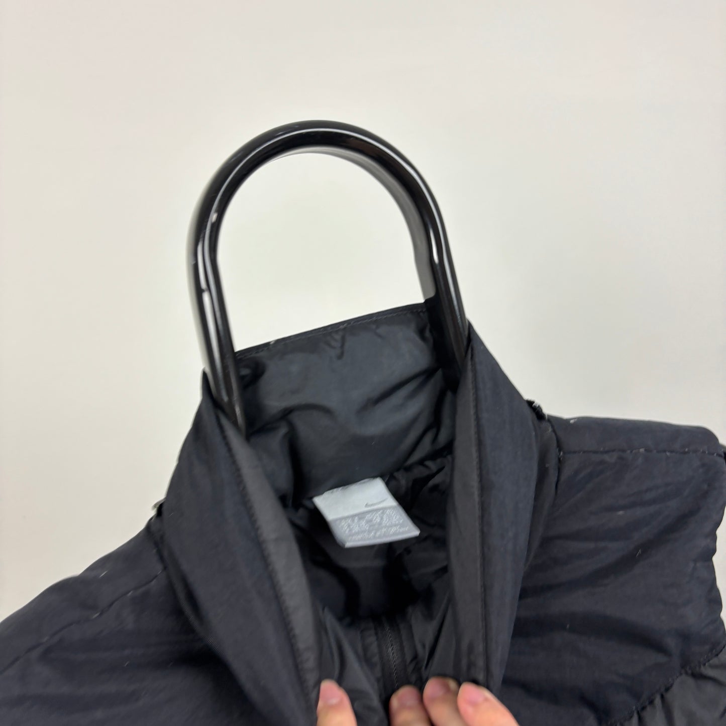 00s Nike Puffer Gilet Jacket Black Small