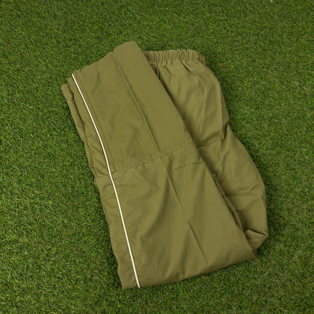 00s Nike Piping Joggers Green XS