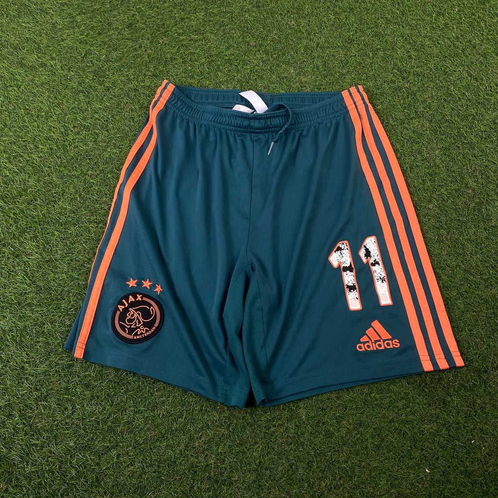 00s Adidas Ajax Football Shorts Green Small