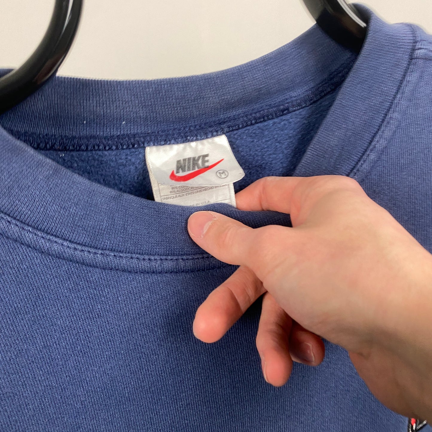 90s Nike Nike Town Sweatshirt Blue Medium