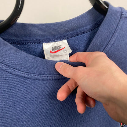 90s Nike Nike Town Sweatshirt Blue Medium