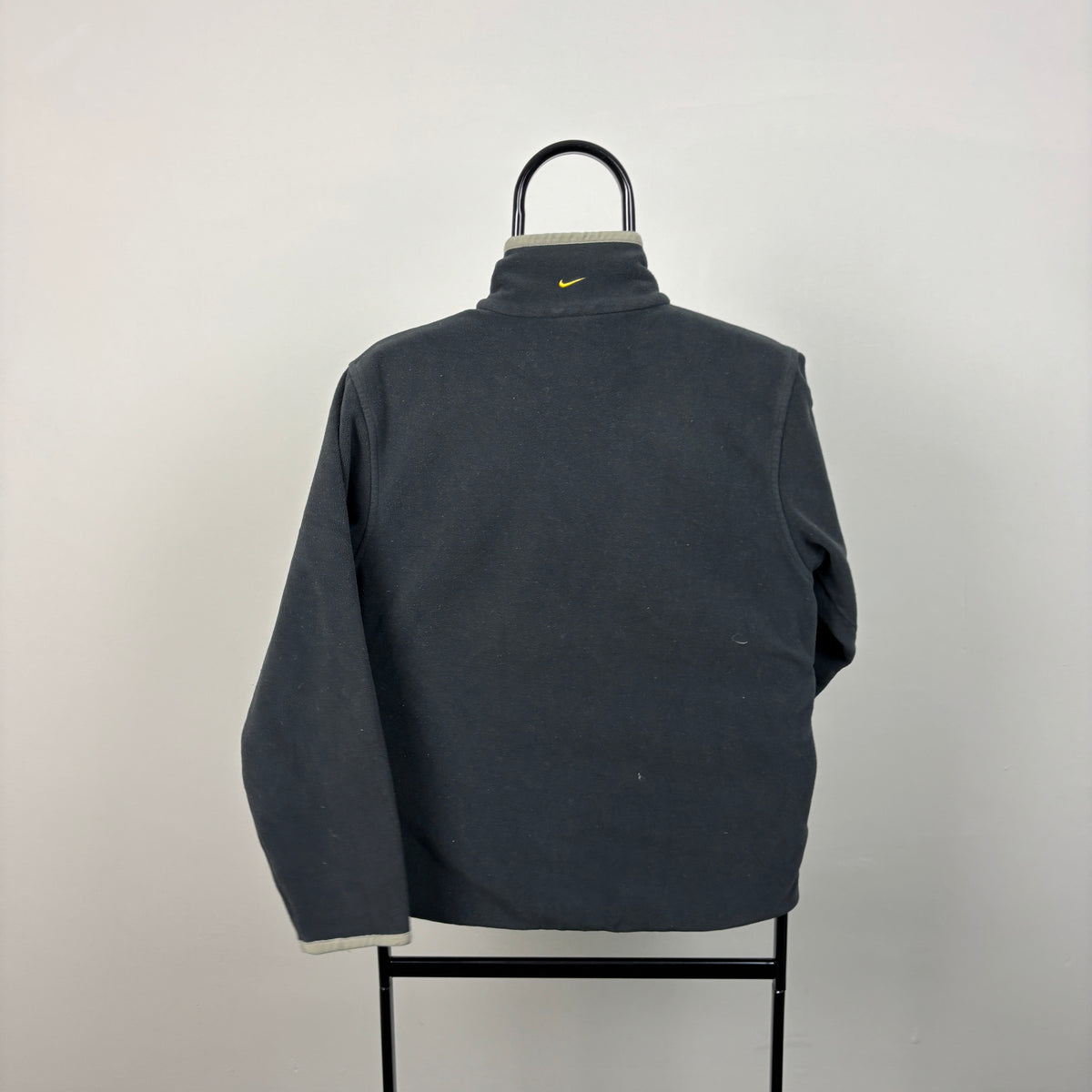 00s Nike Zip Pocket Fleece Sweatshirt Grey Small