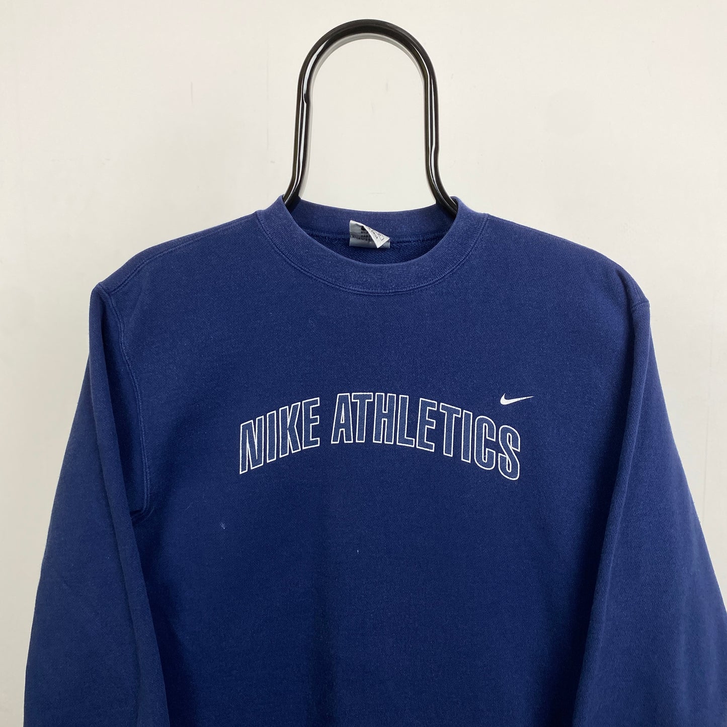 90s Nike Sweatshirt Blue Womens Medium