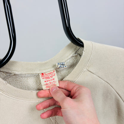 90s Champion Reverse Weave Sweatshirt Brown Medium