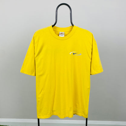90s Nike T-Shirt Yellow Medium