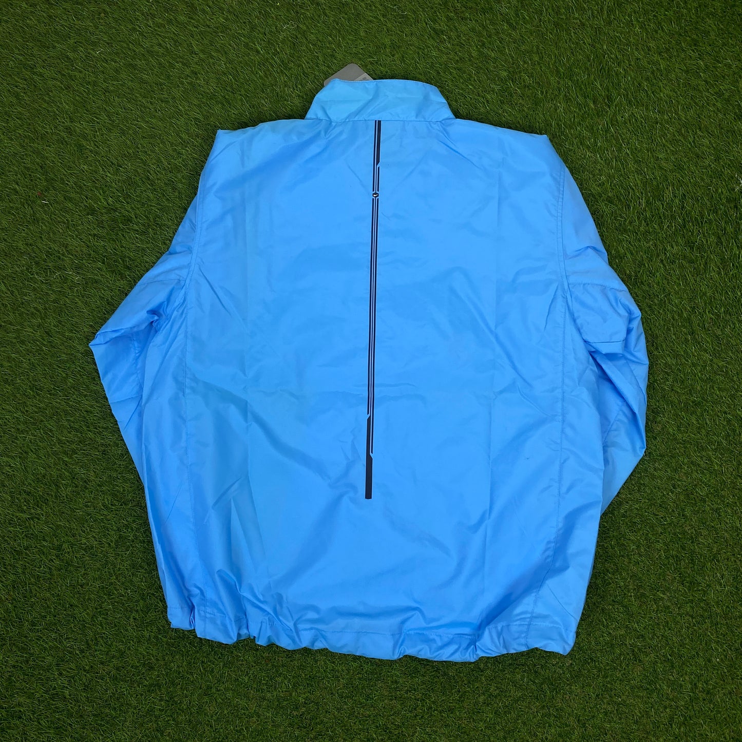 00s Nike Hex Tracksuit Jacket + Joggers Set Baby Blue Small