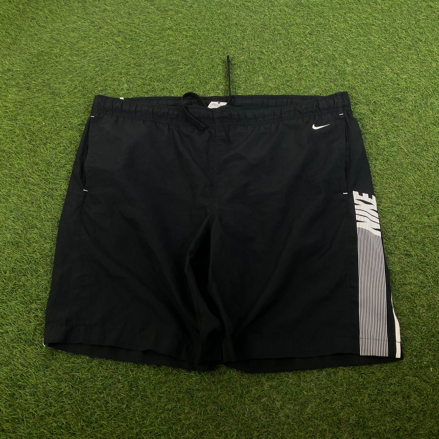 00s Nike Piping Shorts Black Large