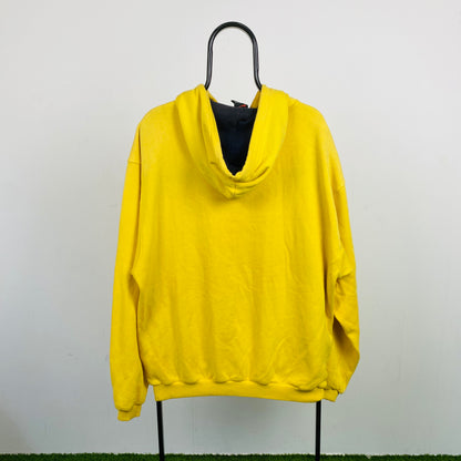 90s Nike Heavyweight Hoodie Yellow XL