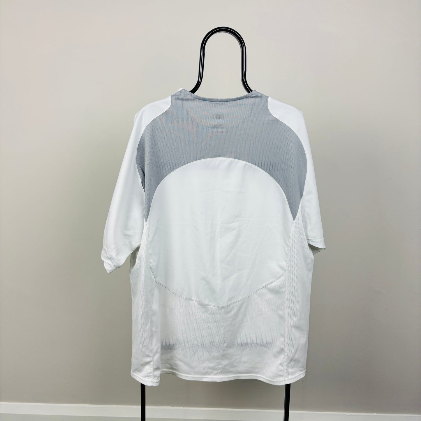 00s Nike T90 Football Shirt T-Shirt White XL