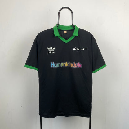 00s Adidas Football Shirt T-Shirt Black Large