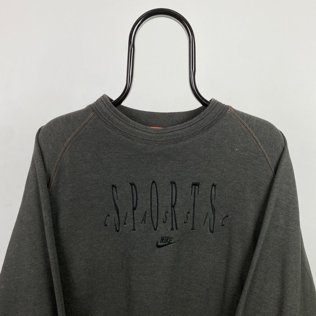 90s Nike Sweatshirt Black Medium